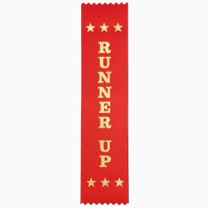 runner up award ribbons